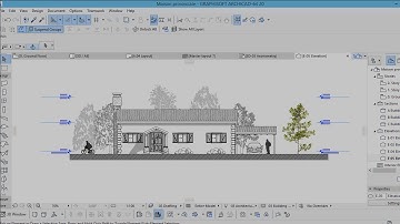 Archicad tutorial : Elevation setting & illustration