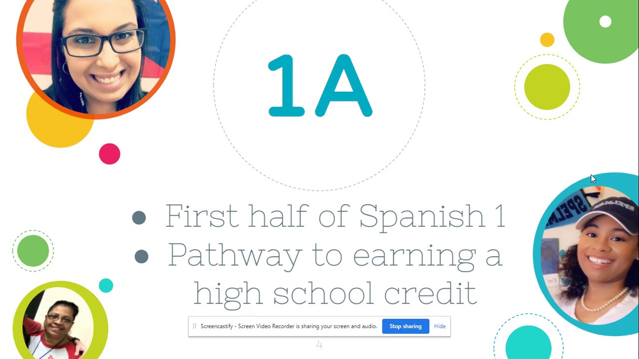 Camacho, Brace, Garcia Spanish 1, 1A, & 1B YouTube