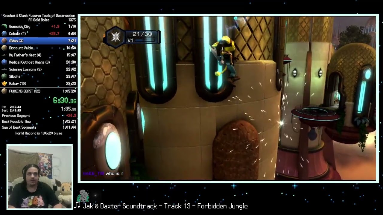 [4/20/2025] Ratchet & Clank Future: Tools of Destruction All Gold Bolts in 1:04:30 (Former WR)