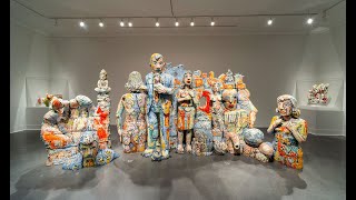 Installation of The Decline and Fall of Western Civilization by Viola Frey at the FIA