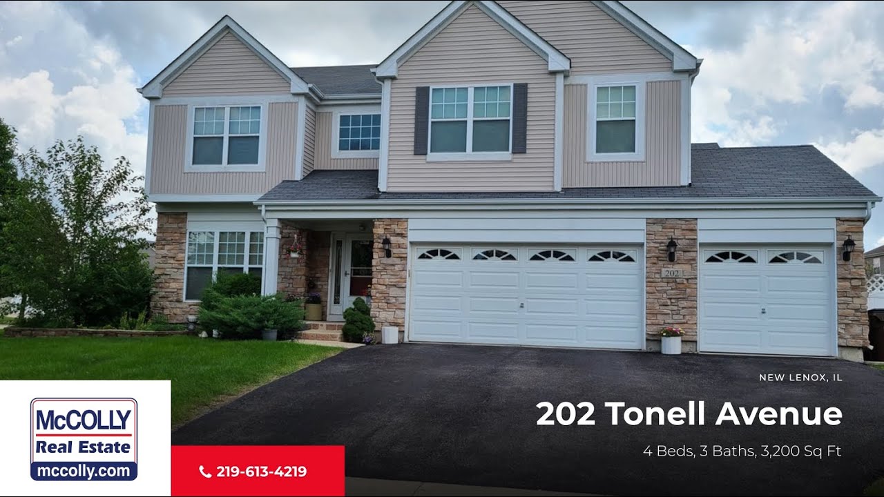 202 Tonell Avenue, New Lenox, IL MLS 11463772 McColly YouTube
