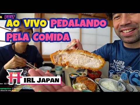 ⛩️ IRL Japan｜PEDALANDO MUITO ATÉ CHEGAR NO RESTAURANTE - Meu Dia Comum