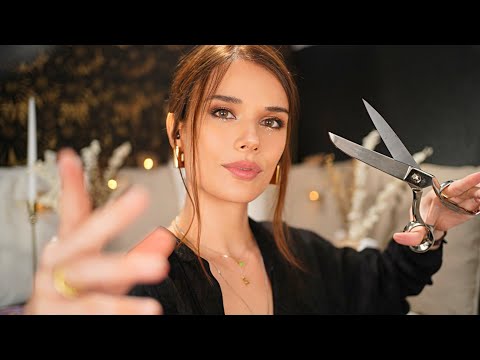 ASMR Complete Haircut Experience | Shampoo | Head Massage