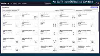 Add custom columns for tasks in a CWM Board