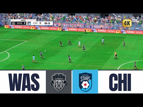 FC 25 - Washington Spirit vs. Chicago Stars - Aug 31, 2025 - NWSL - PS5 Gameplay [4K]