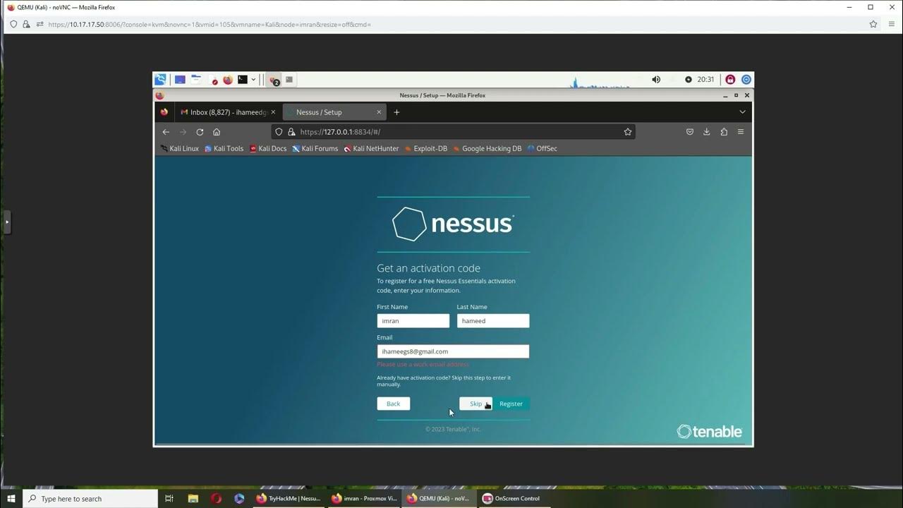 Installing Nessus Essentials on Kali Linux YouTube
