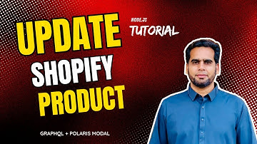 Update Shopify Products with GraphQL & Polaris Modal in Custom App