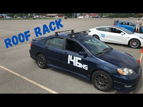 Video 2003 to 2008 Corolla Thule roof rack - youtube