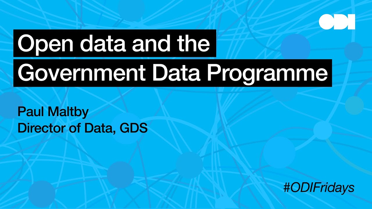 Friday Lunchtime Lecture Open Data And The Government Data