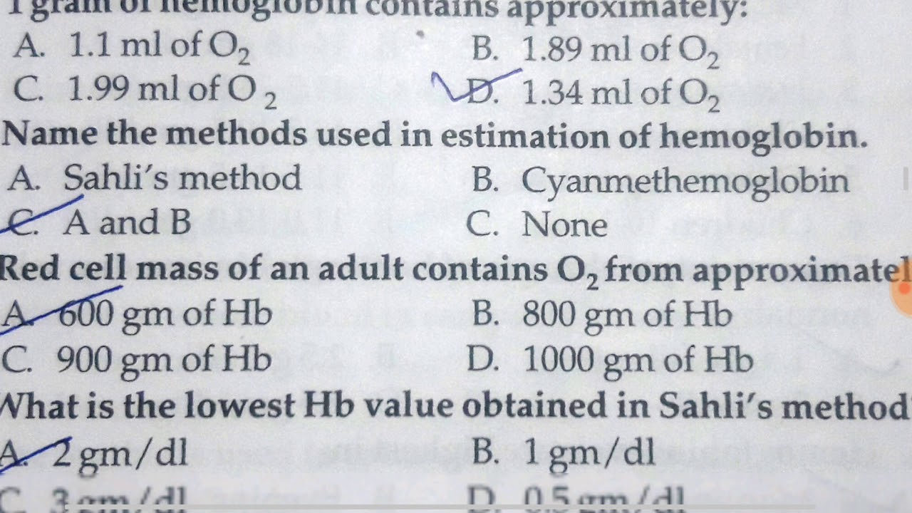 Rrb lab technician exam subject hematology