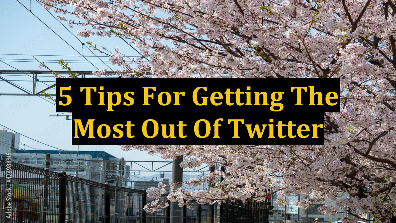 5 Tips For Getting The Most Out Of Twitter