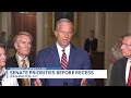 What are the Senate's priorities before recess?