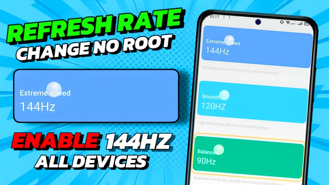 Try Refresh NEW!!! Refresh Rate Changing APP Must Try! - YouTube