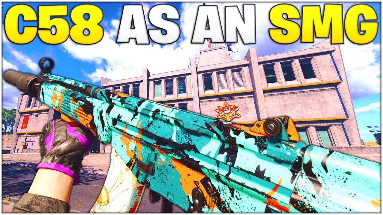 The C58 On Alcatraz - Worth Using As An SMG!? *Best C58 Setup* (Rebirth Island - Warzone)