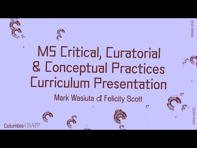 Spring 2026 Open House: MSCCCP Curriculum Overview