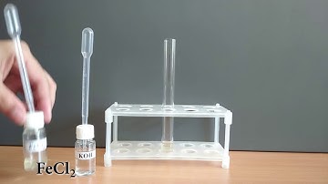 Fe²+ kationi uchun sifat reaksiya