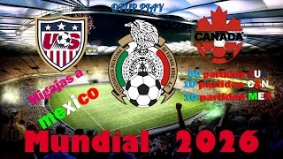 Mundial en México-Canadá-EUA |candidatura oficial para el 2026
hola amigos en eta ocasión , le traigo el vídeo donde aquí veras que pasa con la candidatura oficial de la concacaf para celebrar el mundial 2026 , cuales son las condiciones en las cuales estados unidos para que se pueda hacer esto realidad . Mundial en México-Canadá-EUA |candidatura oficial para el 2026