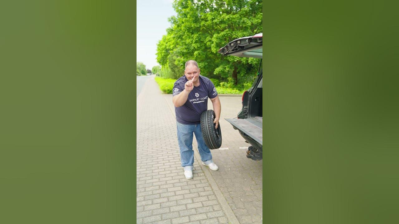 Autoreifen im Kofferraum sicher transportieren I Tipp Spanngurt Coach YouTube