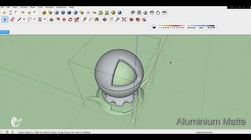 Vray Sketchup  | Aluminium material - Tutorial Sketchup