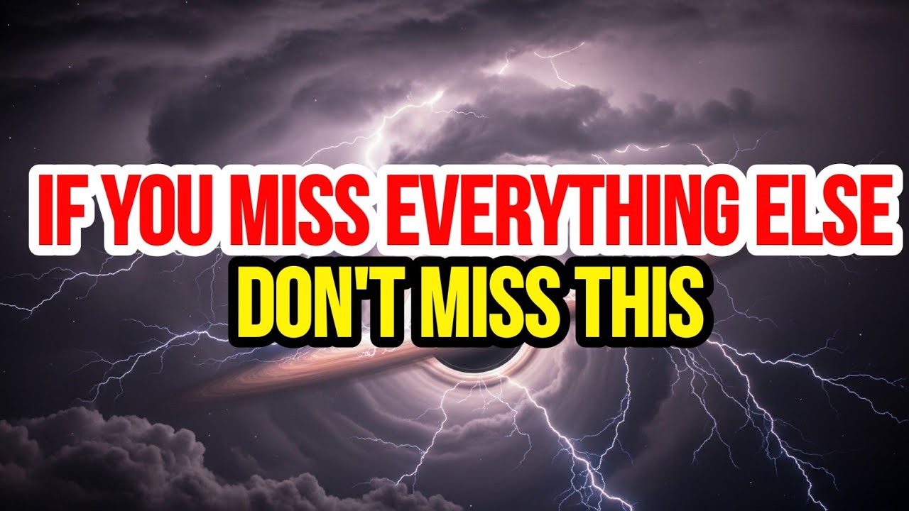 Chosen Ones, You Are Running Out of Time — This Is Your Final Warning