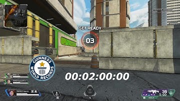 APEX LEGENDS GUN RUN WORLD RECORD for FASTEST GAME (2:00 minutes Speedrun) w/ Cookies n Bl4ck