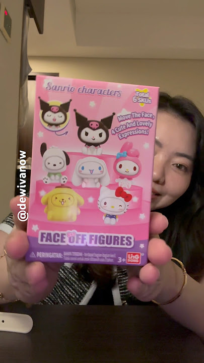 Expresi wajahnya bisa ganti ganti #dewivanow #faceoff #sanrio #faceofffigures #pochacco