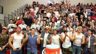 The EHS Student Section Shows their School Spirit at St. Anthony