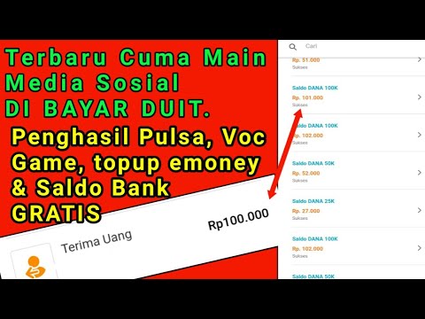 cara menghasilkan uang gratis, saldo dana ovo gopay gratis