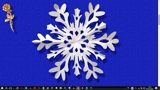 ❄️  Flocon de neige découpé en papier ❄️ screenshot 5