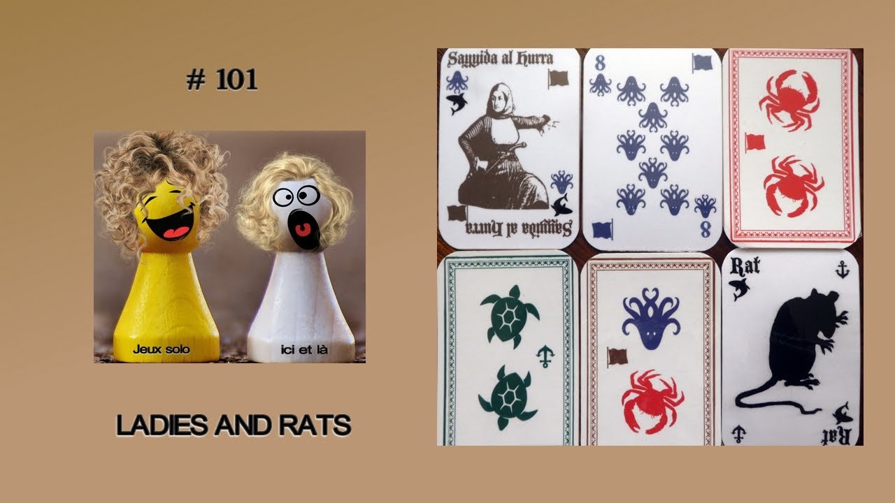 Ladies and rats 101 jeu de cartes jeu solo print and play youtube