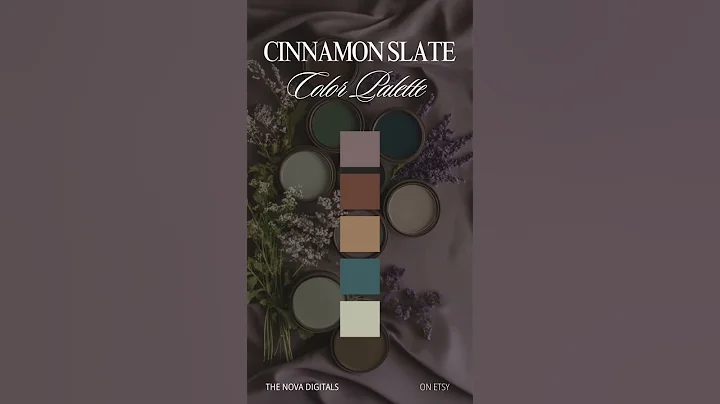 Benjamin Moore Color of the Year 2025: Cinnamon Slate | Home Paint Palettes on Etsy #coloroftheyear