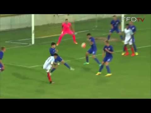 Incredible goal by 16 year old Manchester City Winger Jadon Sancho for England U17s vs Croatia