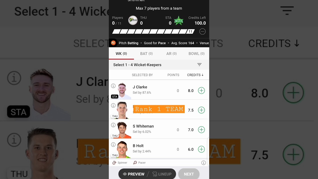 Melbourne Stars vs Sydney Thunder dream11 prediction team||ms vs st dream11 prediction 