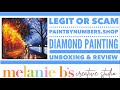 LEGIT OR SCAM? Paint by Numbers Shop Diamond Painting Kits DPK | Unboxing, Review & First Look | MBG