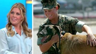 Reallife Marine fought the military to keep her hero dog