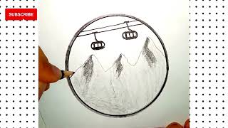 Doring Art Easy- Drowing Art Pencil Simple- Easy Nature Art