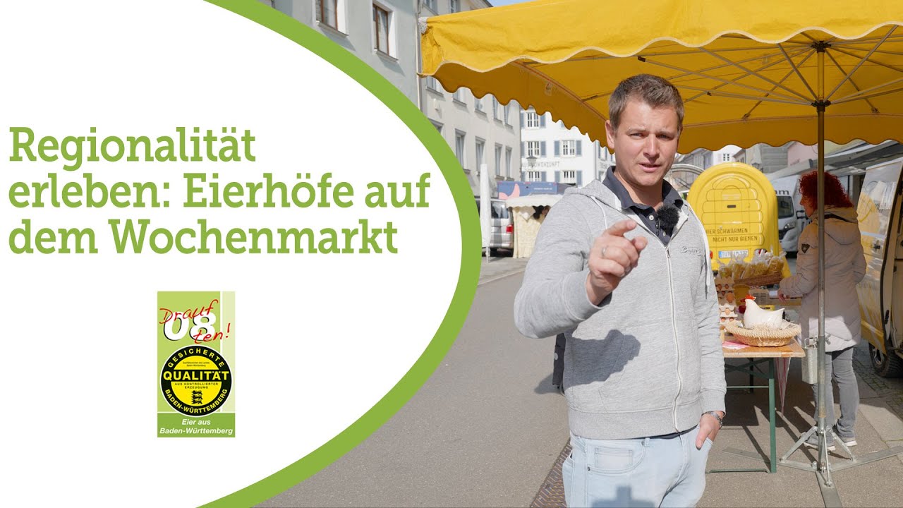 Regionalität erleben: Eierhöfe auf dem Wochenmarkt