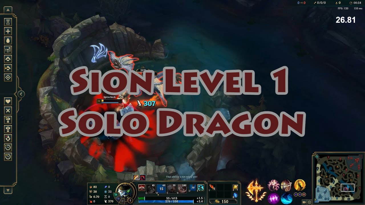 Sion Level 1 Solo Dragon Season 12 [41.41]