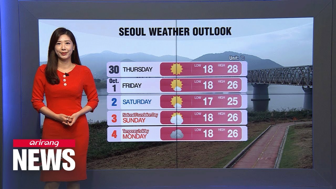 [Weather] Rain soaks entire country, pleasant weather on Thursday