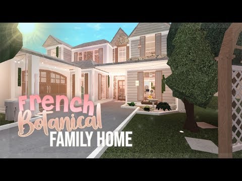 Bloxburg French Botanical Family Home House Build Youtube - 75k hillside family home roblox bloxburg