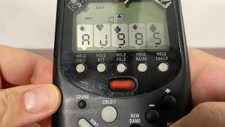 Saitek Pro Draw Poker Game from 1994 🃏 Gadgetify screenshot 4
