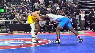 Brexton Bell Calvary Day vs Badesire Lubala Stephenson 175lbs 2026 GHSA 3A State Tournament Finals