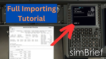 737 ZIBO SimBrief Uplink Tutorial - Flight Plan & Weights | X-Plane 12