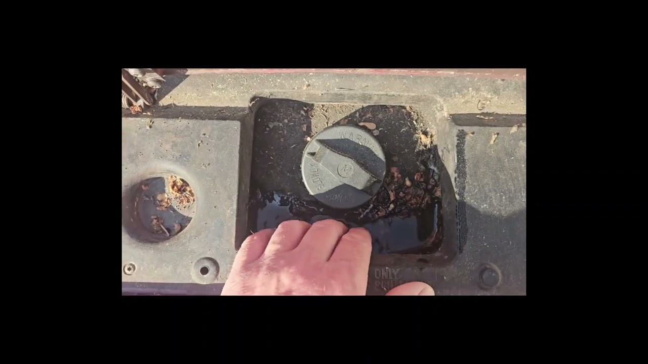 c4 corvette gas cap drain clean