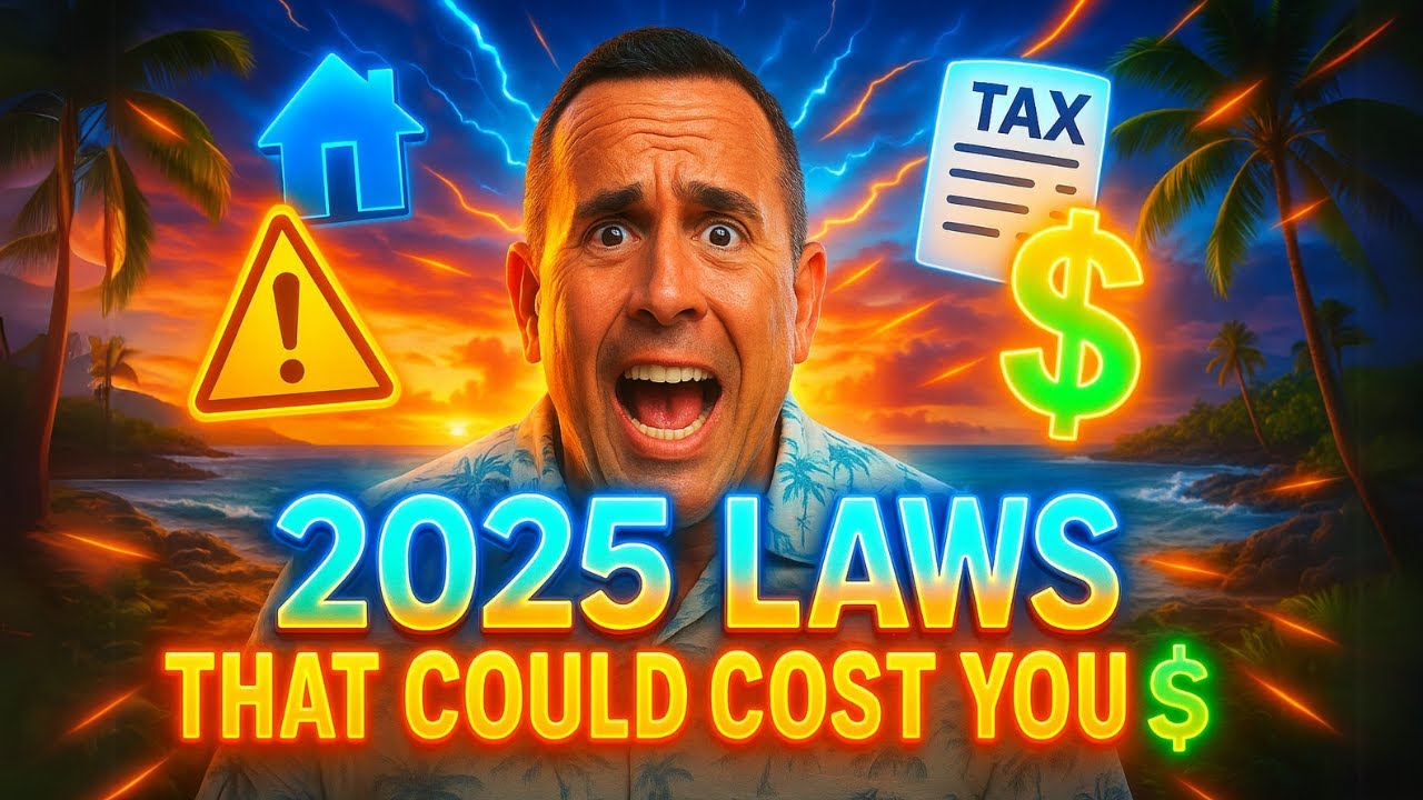 May update |  Hawaii’s 2025 Laws That Could Cost You Big| Real Estate & Vacation Rental Tax Changes!