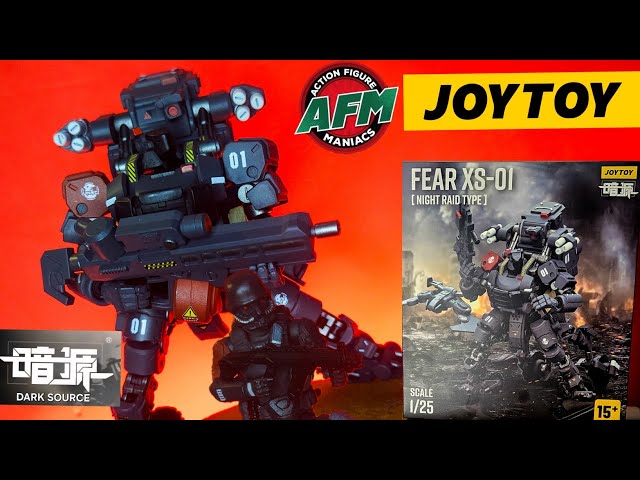 JoyToy Fear XS-01 Night Raid Type and Pilot action figure 1/25 暗