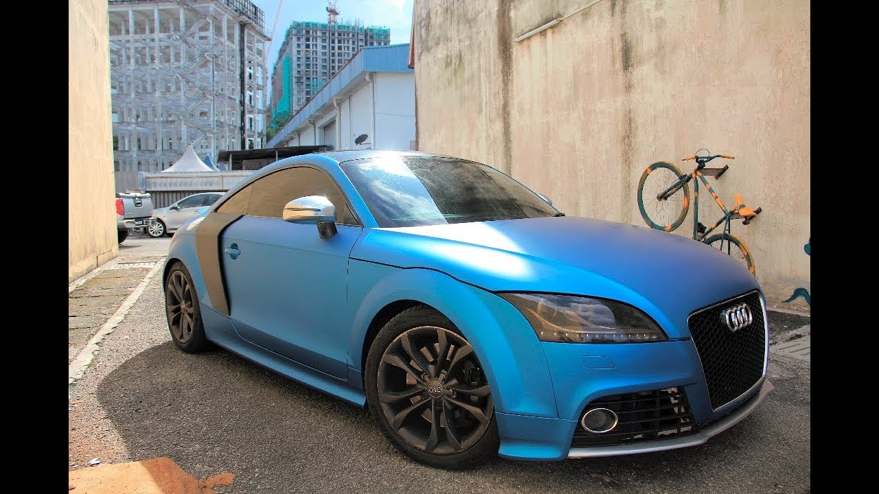 AMAZING FULL WRAP ON AUDI TTS YouTube