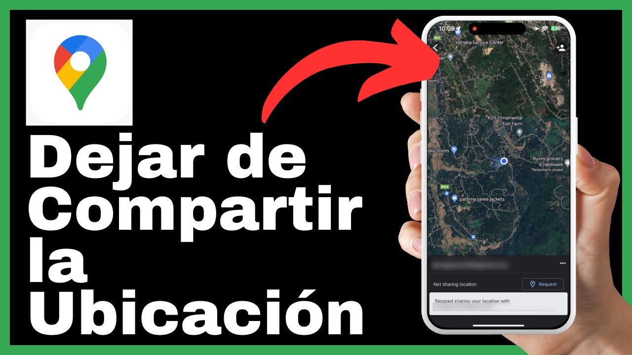 Cómo Dejar de Compartir Tu Ubicación en Google Maps - YouTube