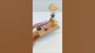 How To Make Free Electricity Generator With DC Motor || Free Energy Science Project #shorts
