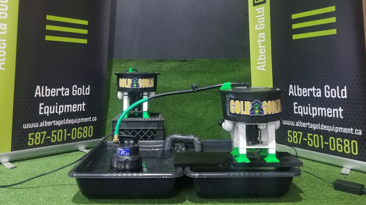 Gold Goblin Centrifuge Running Some Cons - by Alberta Gold Equipment